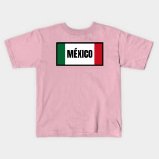 Mexican Flag Colors Kids T-Shirt